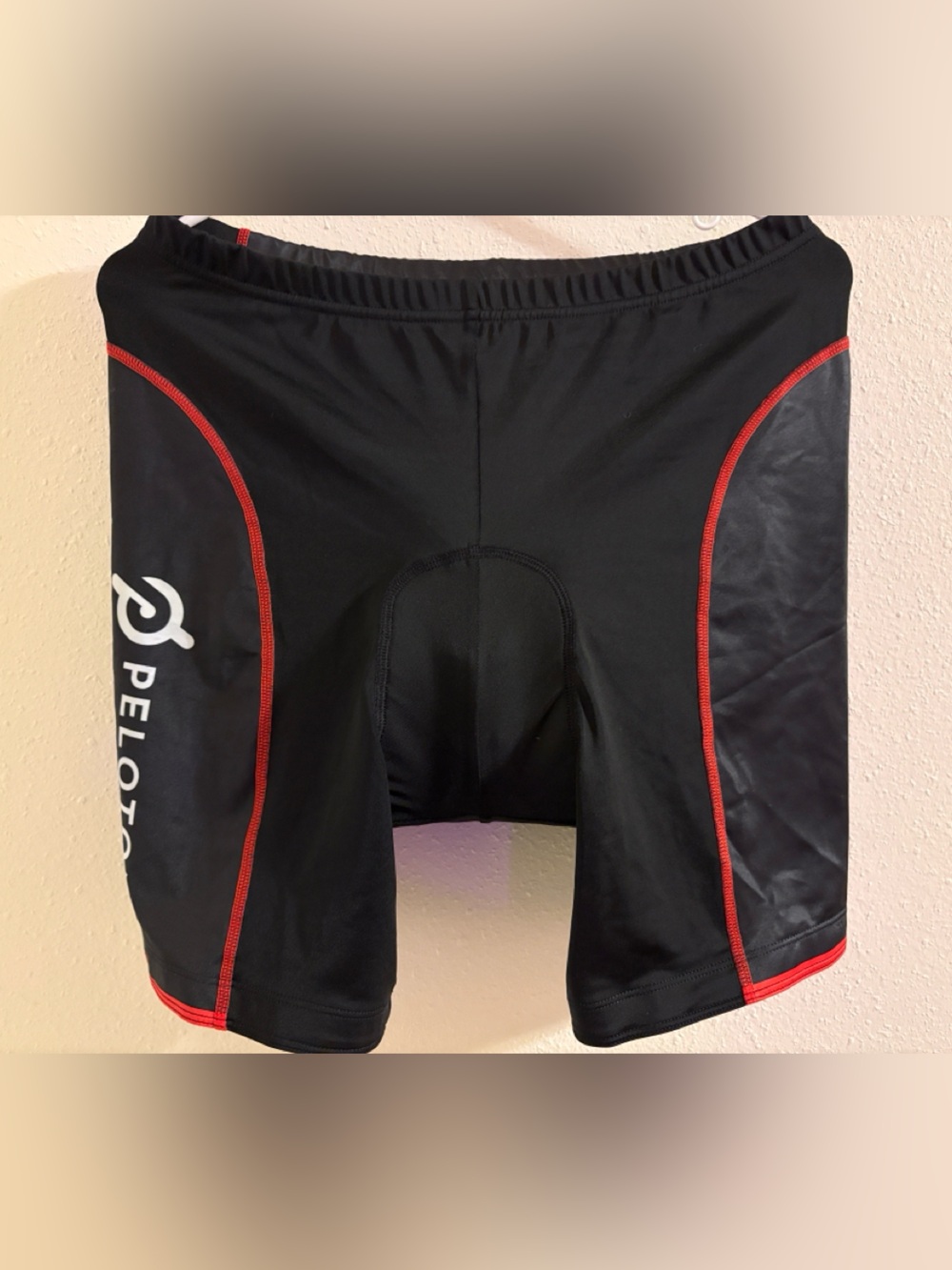 Peloton Black and White Cycling Shorts